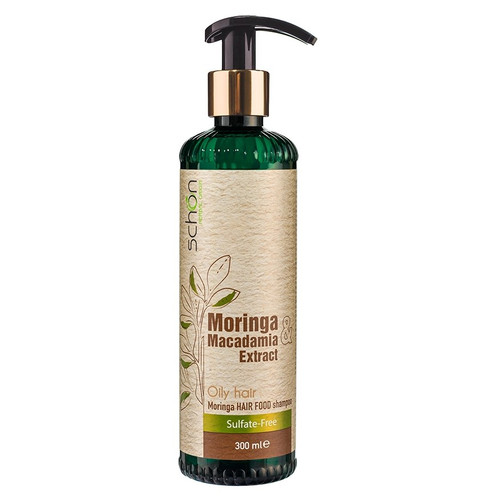شامپو مغذی مورینگا و ماکادمیا شون (فاقد سولفات) مناسب موی چرب