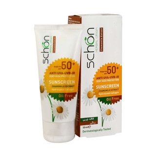 کرم ضد آفتاب رنگی فاقد چربی شون ⁺SPF50