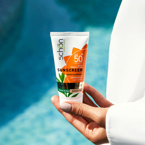 کرم ضد آفتاب دابل شیلد رنگی شون ⁺SPF50