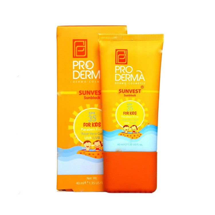 کرم ضد آفتاب کودکان پرودرما SPF35