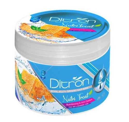 ماسک مو رویال ژل و جینسینگ دیترون مخصوص موهای خشک و آسیب دیده