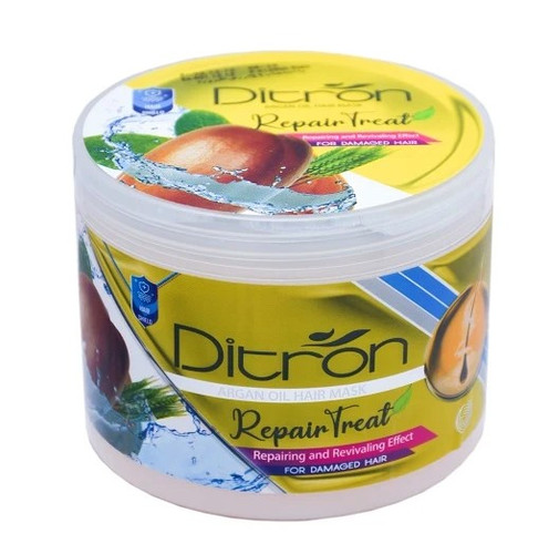 ماسک مو کراتینه حاوی روغن آرگان دیترون مخصوص موهای خشک و فر