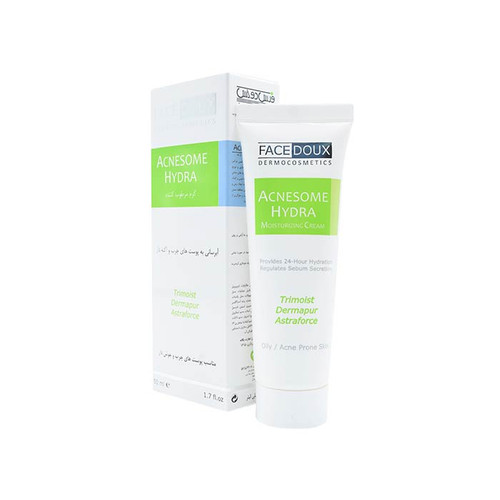 کرم مرطوب کننده فیس دوکس مدل Acnesome مناسب پوست چرب