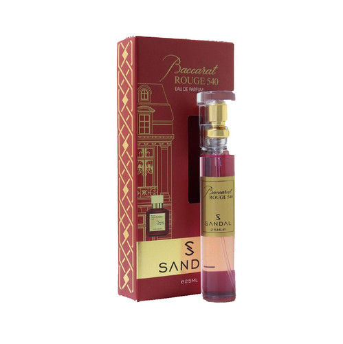 عطر جیبی زنانه صندل مدل باکارات رژ 25ml