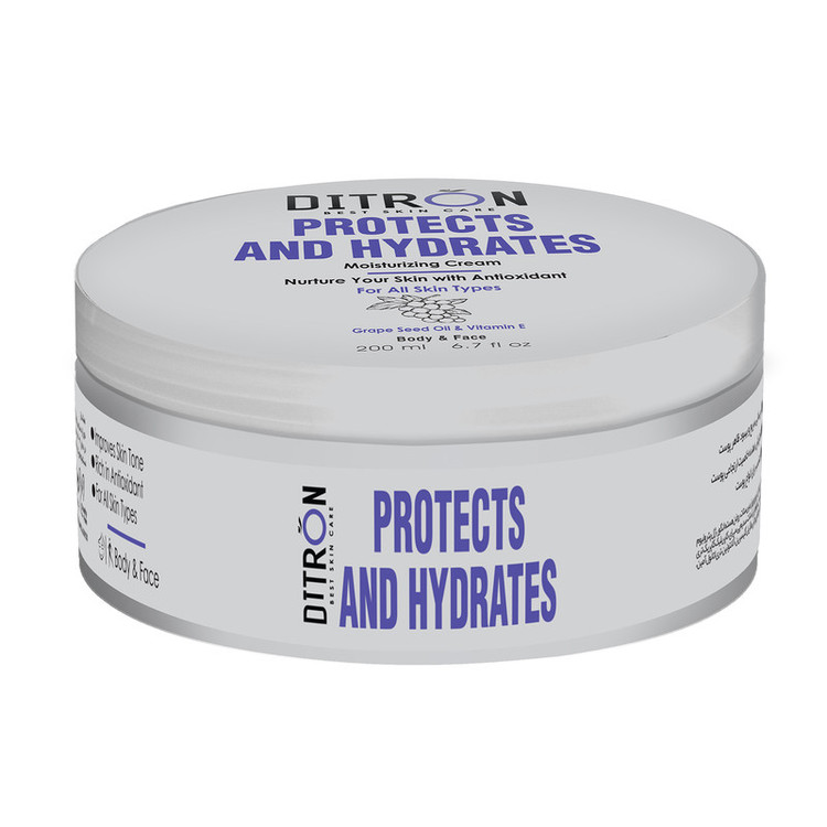 کرم مرطوب کننده دست و صورت دیترون مدل هسته انگور