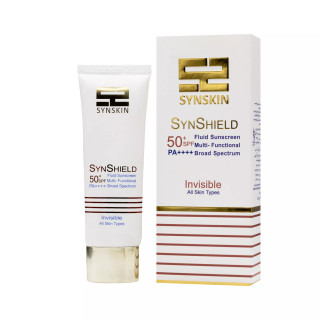 کرم ضدآفتاب فلوئید بی رنگ ساین اسکین SPF50