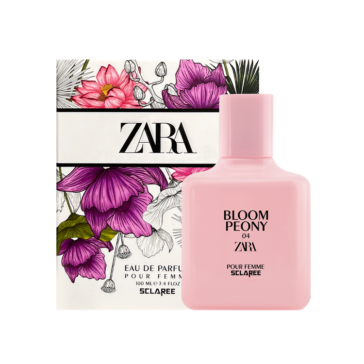 ادوپرفیوم زنانه اسکلاره مدل Zara Bloom Peony حجم 100 میلی لیتر