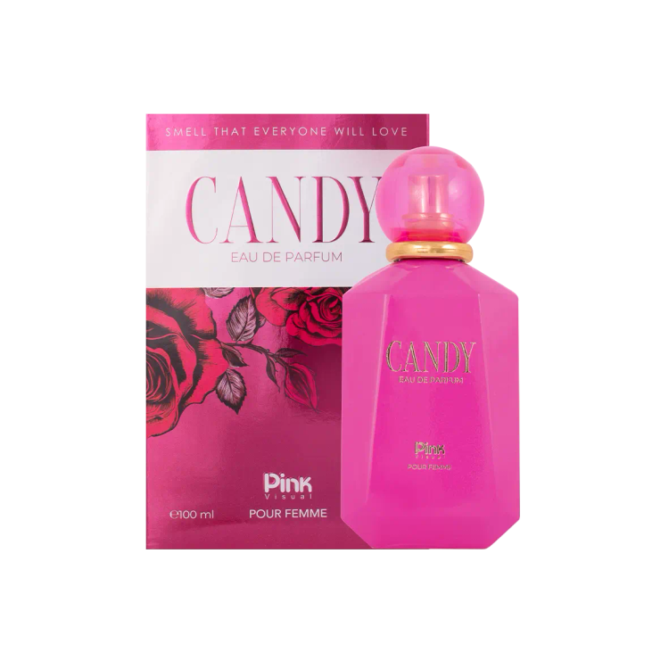 ادوپرفیوم زنانه پینک ویژوآل مدل Candy حجم 100 میلی لیتر