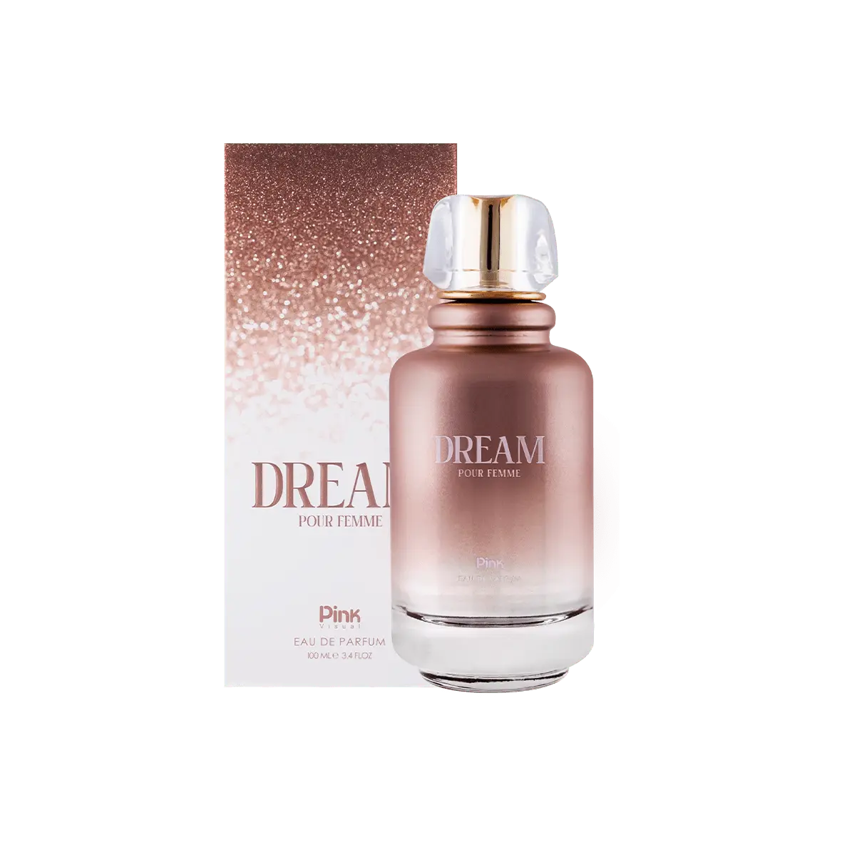 ادوپرفیوم زنانه پینک ویژوآل مدل Dream حجم 100 میلی لیتر
